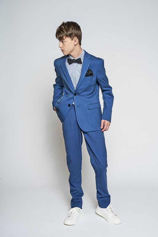 Formèl Grunt Konrad dressbukse blue