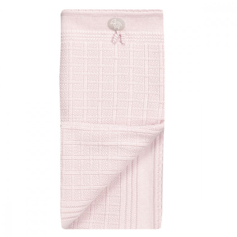 Lillelam Pledd ull classic rosa