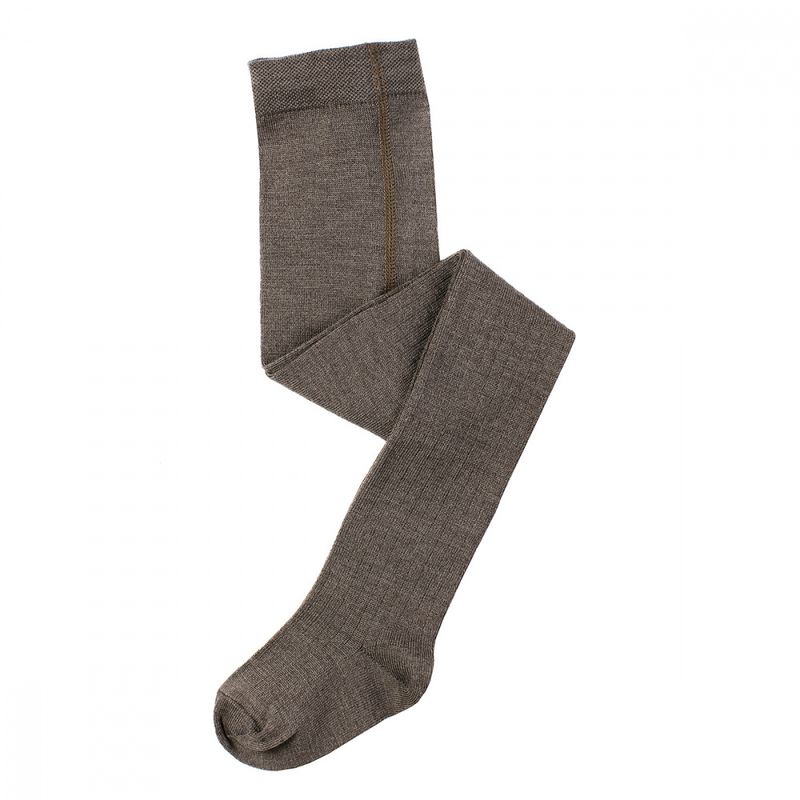 Lillelam Strømpebukse ull brun