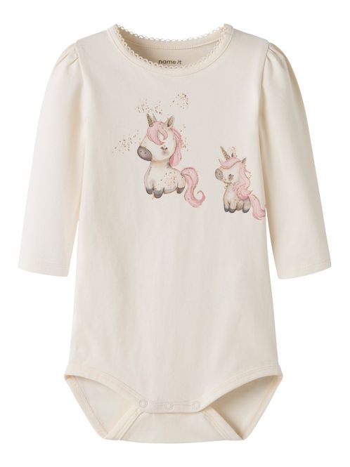 Hovedbilde Name It Laica body enhjørning antique white