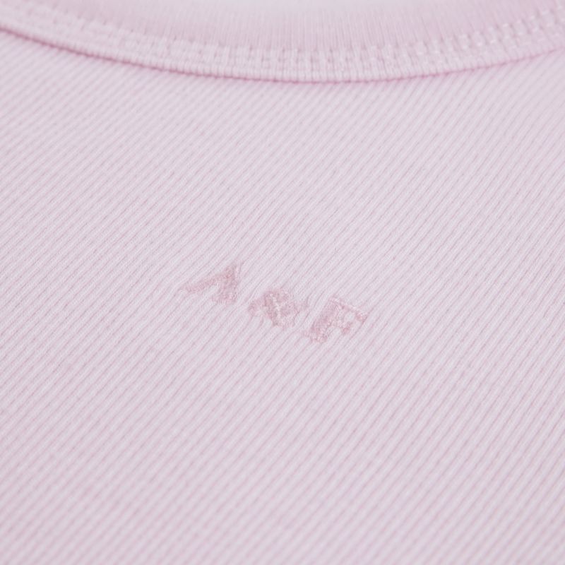 Abercrombie T-shirt rib cradle pink