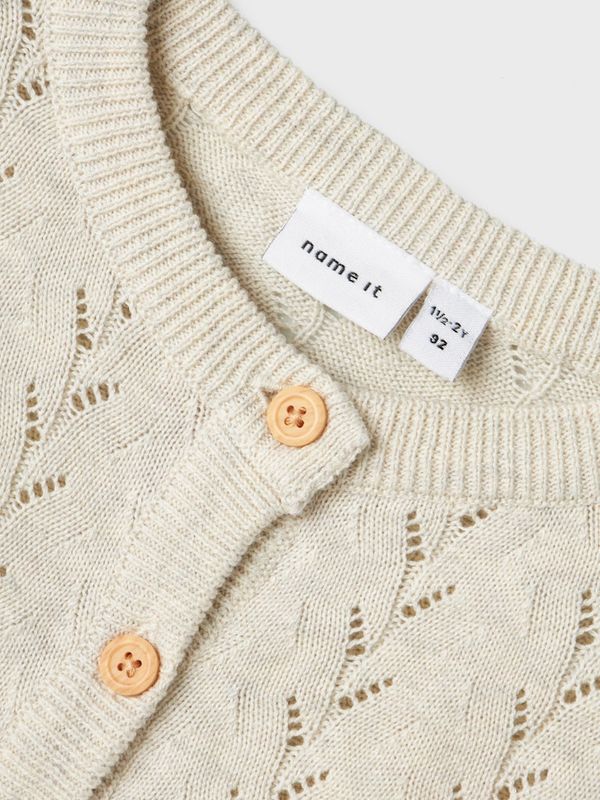 Name It Banni cardigan peyote melange