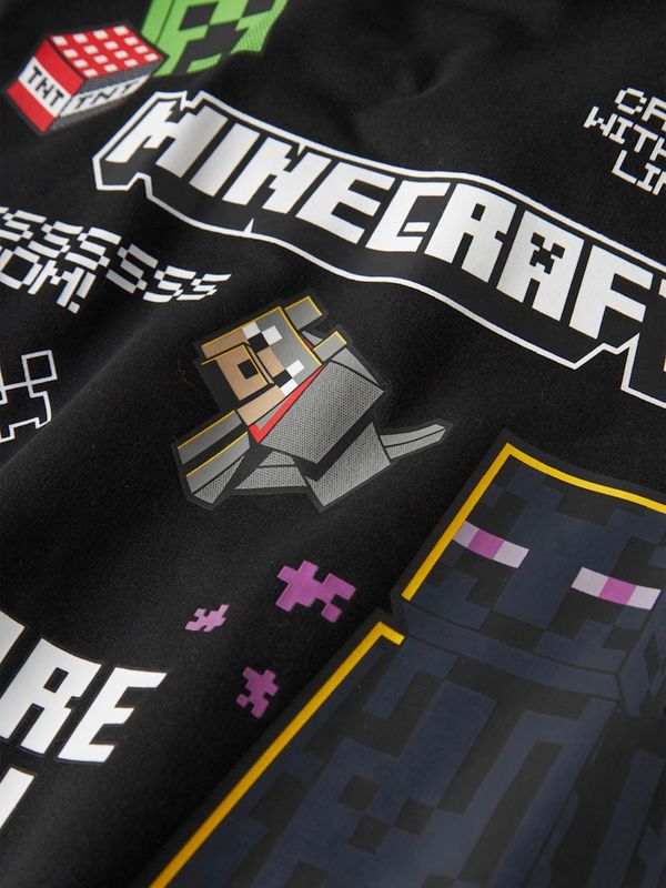 Name It Minecraft Ju hettegenser black