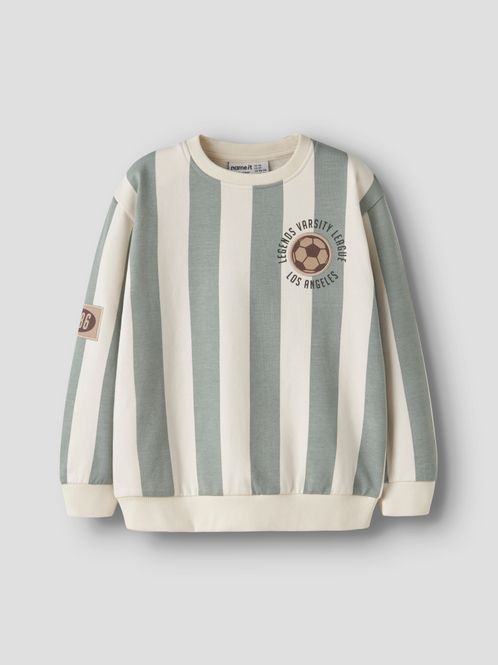 Hovedbilde Name It Lane fotball genser antique white