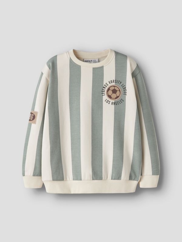 Name It Lane fotball genser antique white