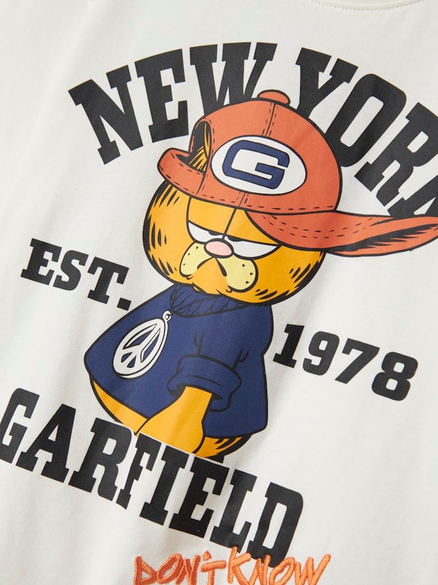 Name It Abbas Garfield t-shirt cloud dancer