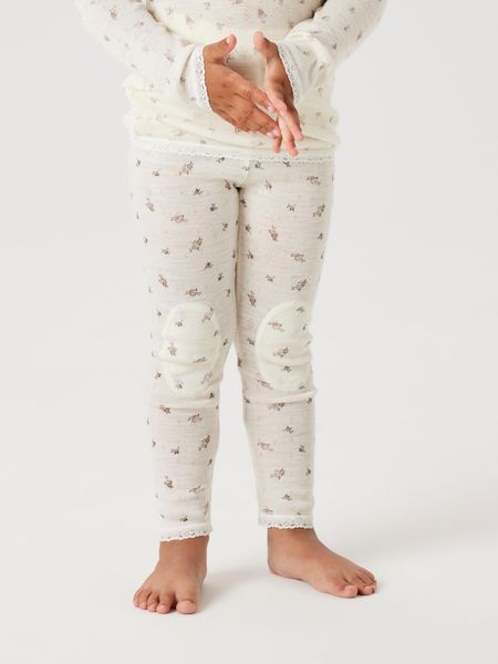 Hovedbilde Name It Wang ull legging snow white blomster
