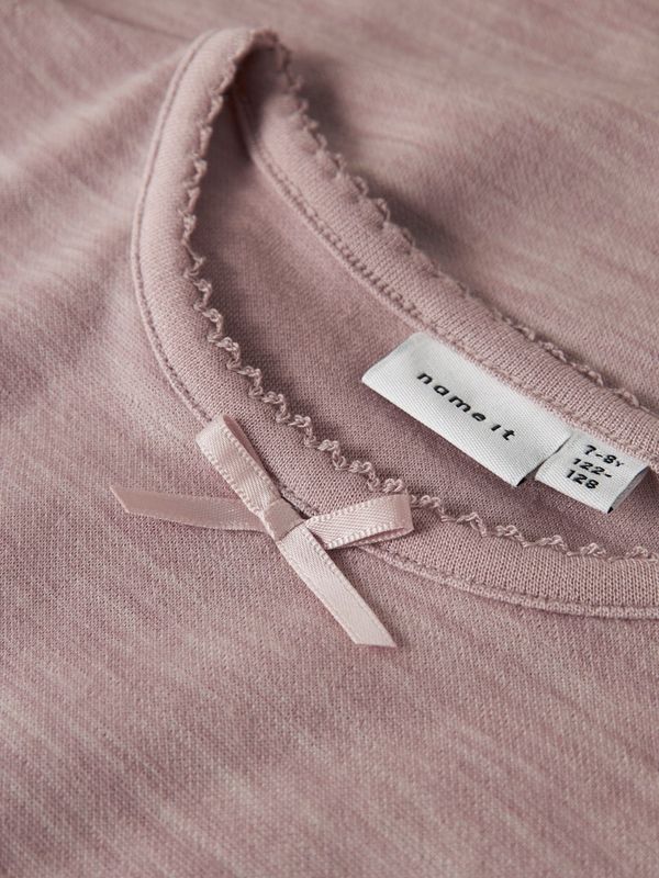 Name It Wyla ull/bambus topp shadow gray