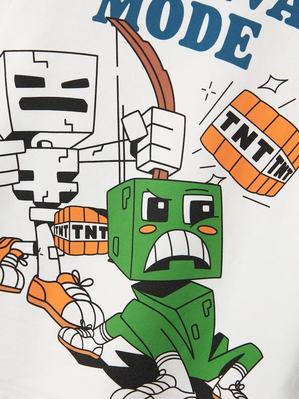 Name It Minecraft Saba t-shirt cloud dancer