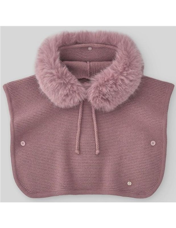 PAZ Esencial poncho pink blush