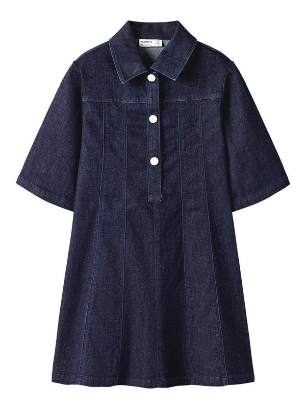 Name It Ember denim kjole glitter dark blue denim