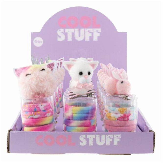 Hovedbilde PK Tinka 3 par hårstrikk pusekatt ass