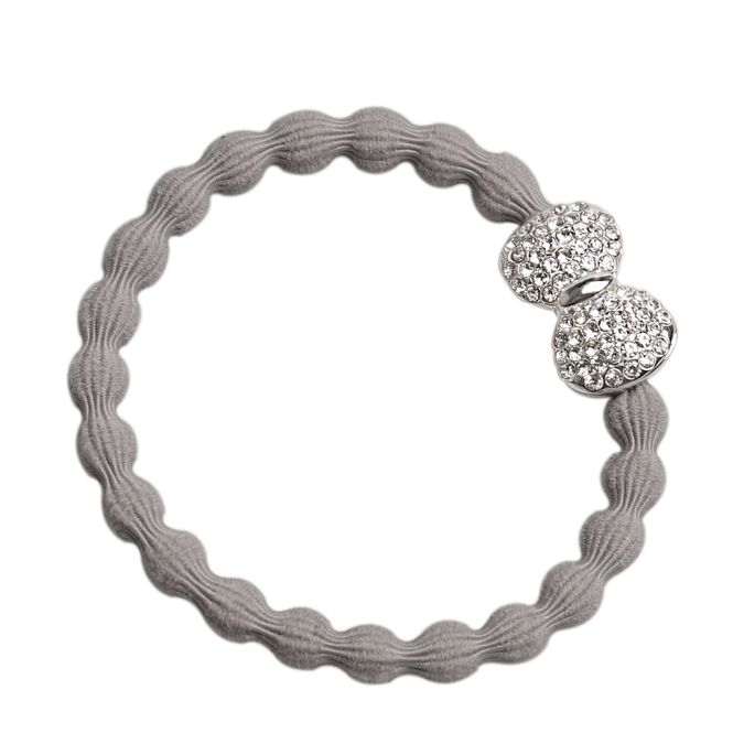 Hovedbilde BE Silver diamantè bow cloudy grey