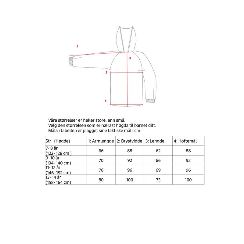 Kattnakken Junior regnsett nattehimmel