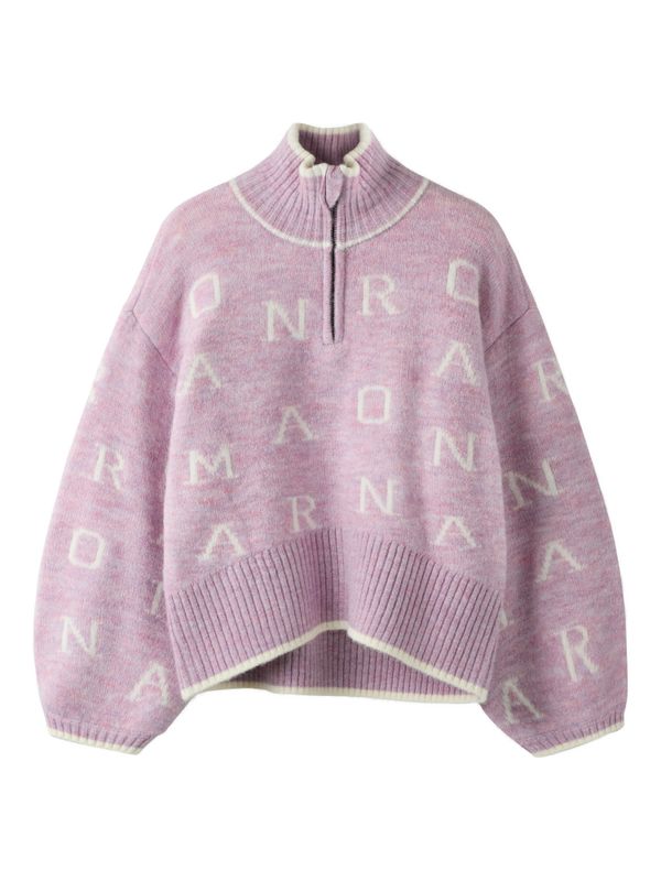 Name It Neifya genser half zip dawn pink