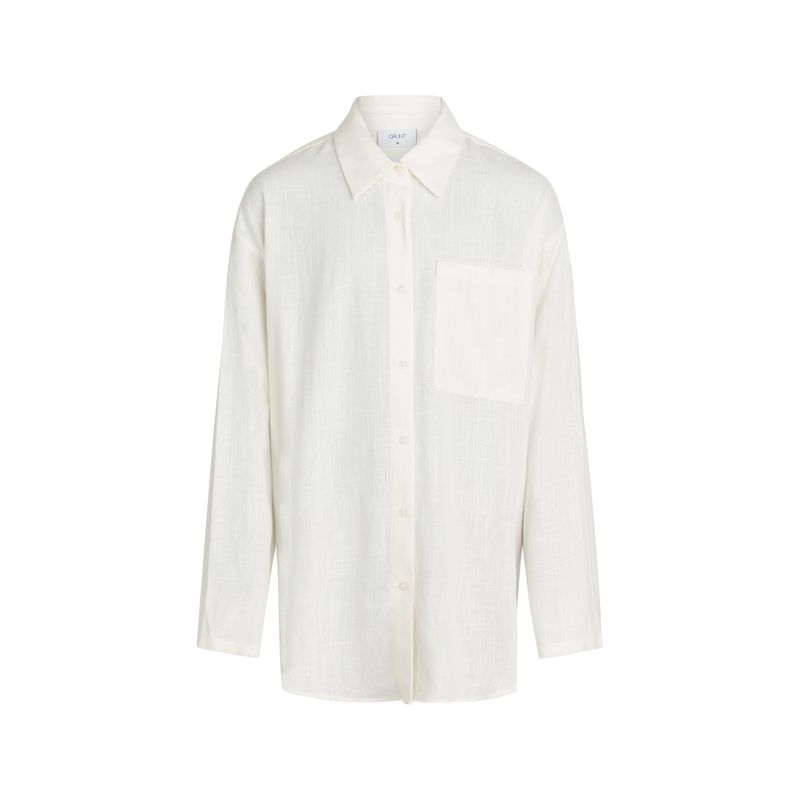Grunt Latti lin skjorte