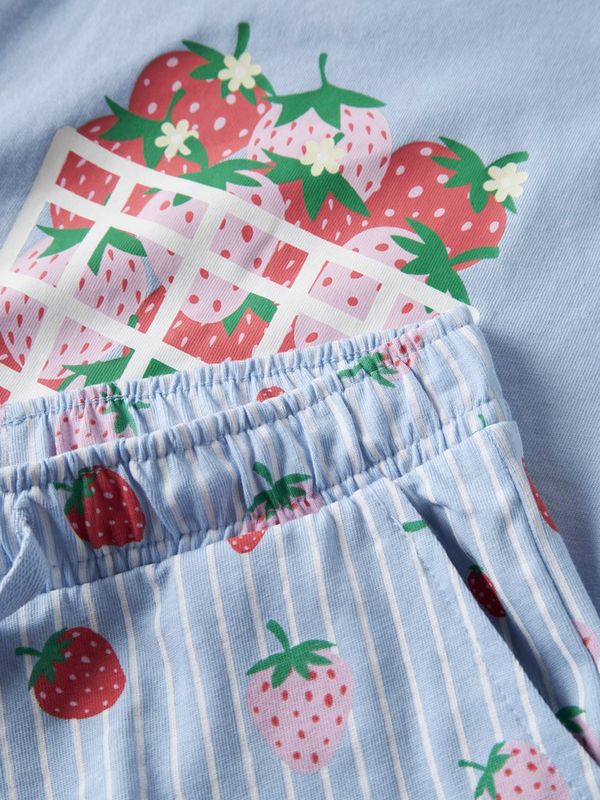 Name It Vigea shortssett strawberry basket chambray blue