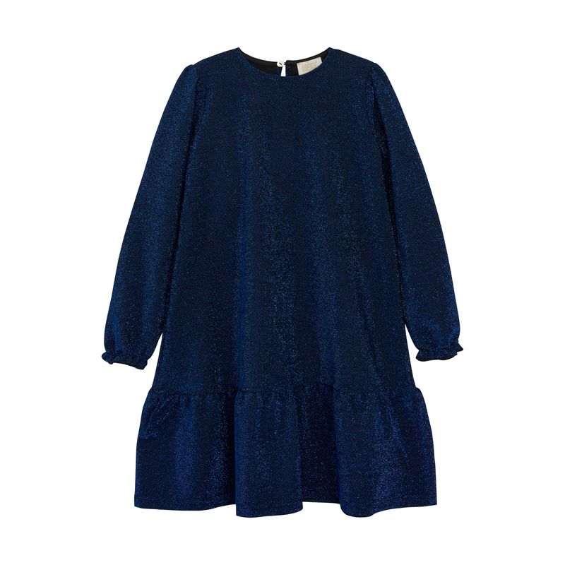 Creamie Glitter kjole blue quartz
