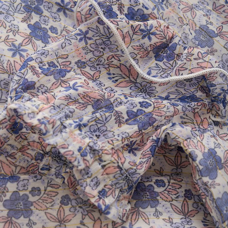 Creamie Kjole chiffon blomst buttercream 