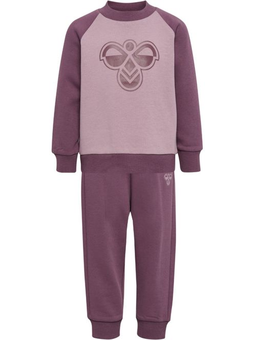 Hovedbilde hmlMini Bumble joggedress black plum