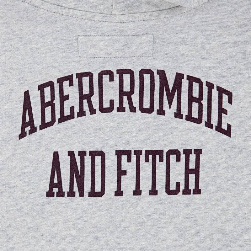 Abercrombie Hettegenser backprint light grey