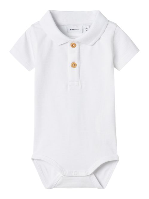 Hovedbilde Name It Hofman kortermet pique body bright white