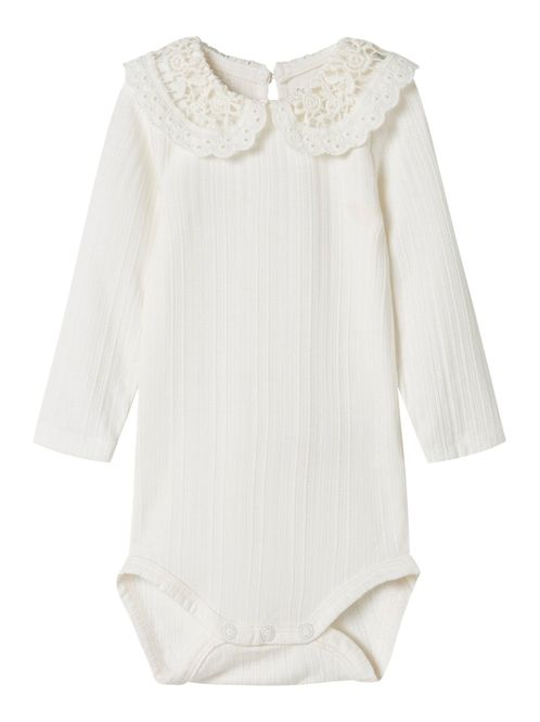 Hovedbilde Name It Fioline kragebody bright white