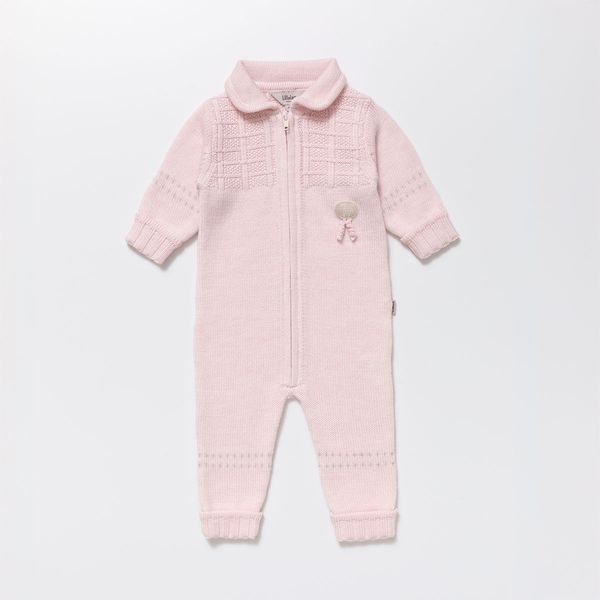 Hovedbilde Lillelam Sparkedress ull classic himmelrosa