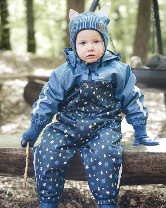 Hovedbilde Kattnakken Vinterregndress baby Pytt Blå horisont