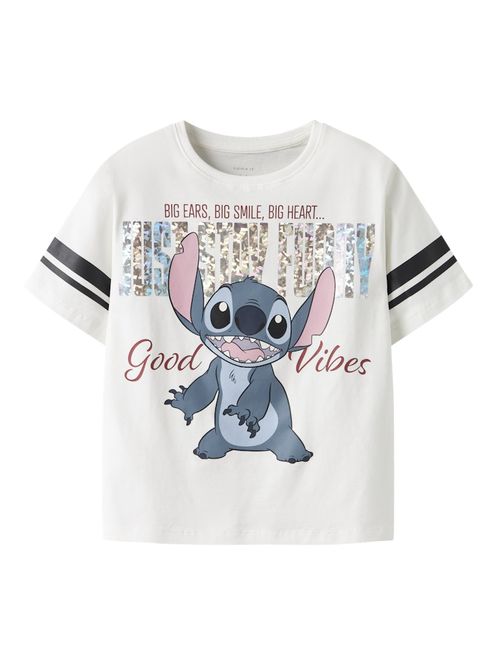 Hovedbilde Name It Stitch Dymi t-shirt cloud dancer