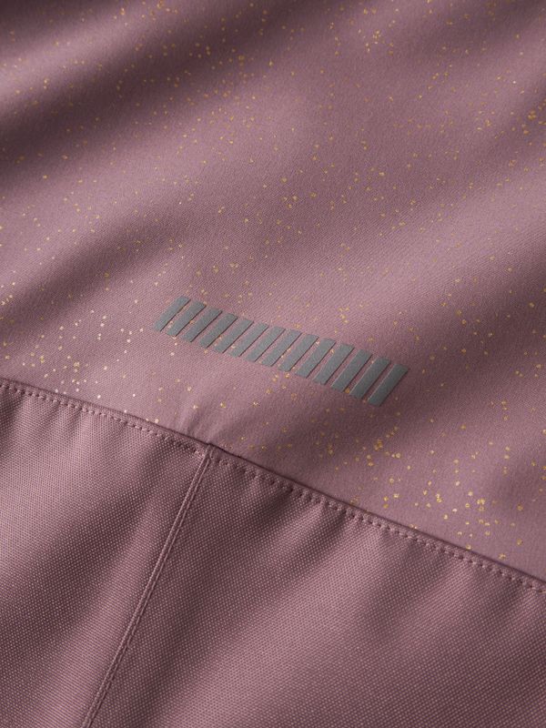Name It Alfa softshell dress frill wistful mauve foil dots