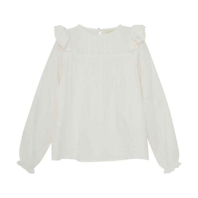 Hovedbilde Creamie Bluse dobby cloud