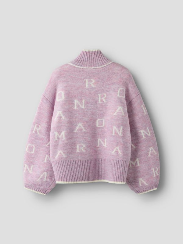 Name It Neifya genser half zip dawn pink