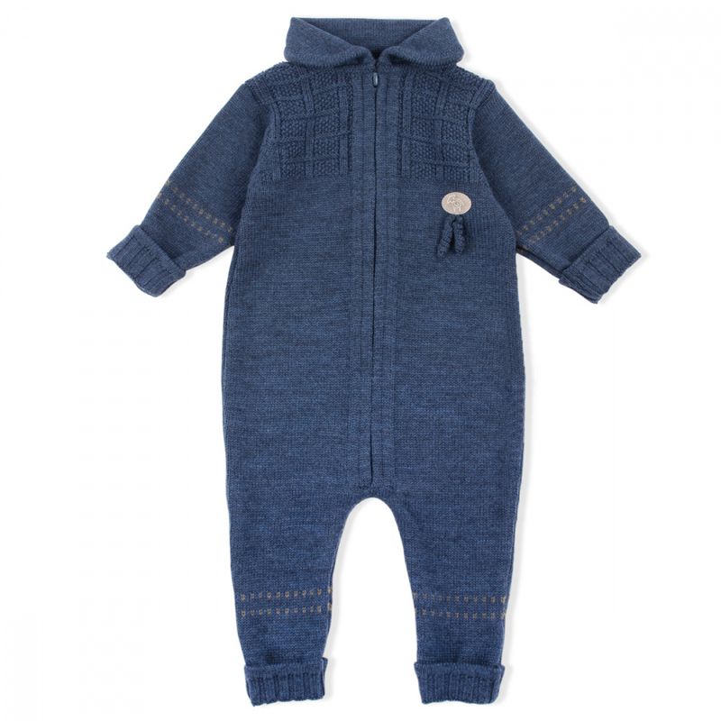 Lillelam Sparkedress ull classic blå