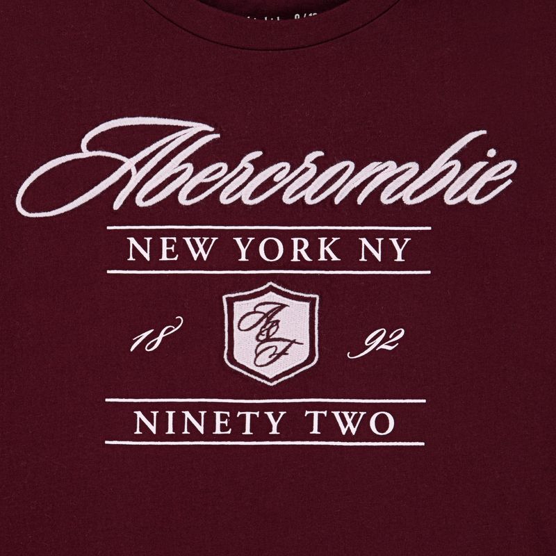 Abercrombie T-shirt cropped fig
