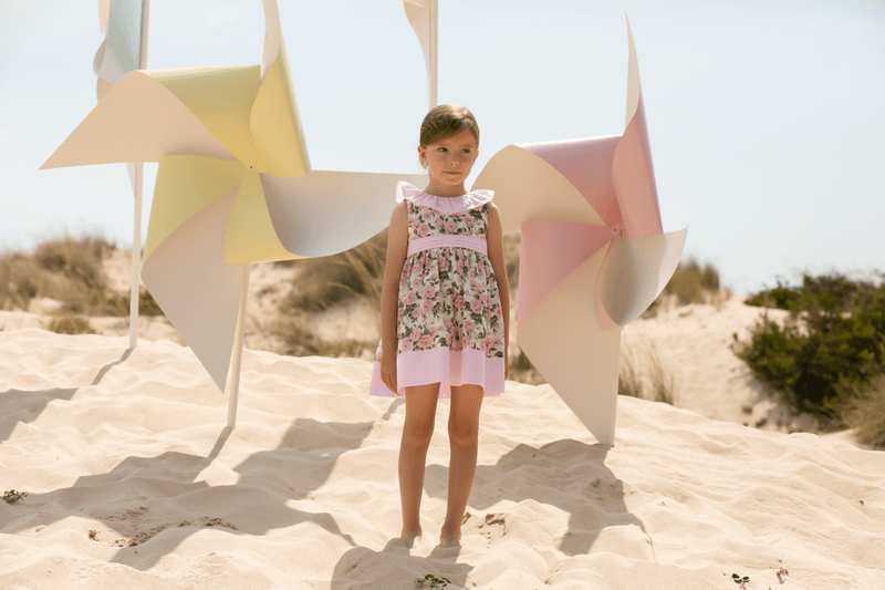 Patachou Kjole pink blomster