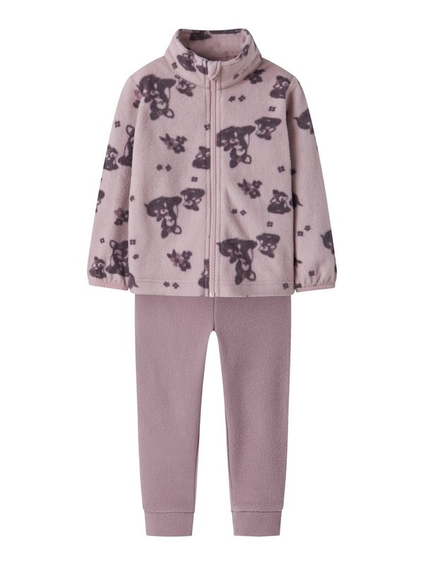 Name It Spektra fleece-sett violet ice deer