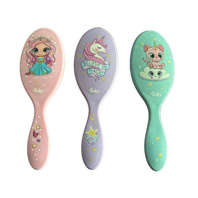 Hovedbilde PK Tinka Hårbørste katt lys turkis